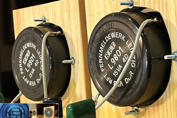 東独 RFT/EGB P551 ビンテージ アドオンツィータシステム ペア