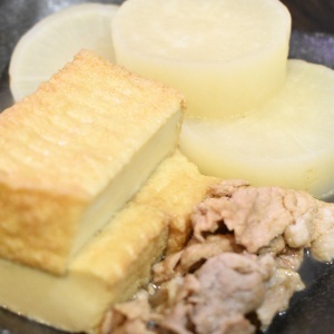 納豆のタレで！大根と厚揚げの煮物