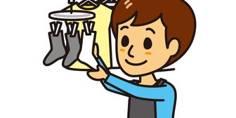 朝、洗濯機を回し、夫が閉め切った部屋に洗濯物を干してくれるのですが、なぜか衣類乾燥機を使わない
