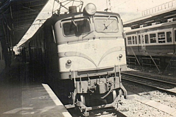 EF58 ネクタイピン さよならEF58 2本セット 波浪規定の部屋 - とり鉄