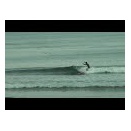 波のサイズは～腰