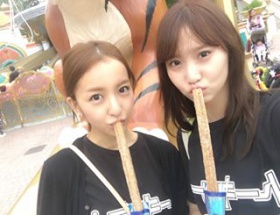 永尾まりやと板野友美がディズニーシーでデート！