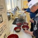 明後日のメダカの会新年会用蕎麦を打ち豚汁で温かく食べるテスト