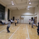 練習中に地震！