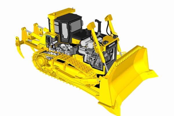 透視図イラスト 重機