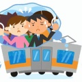 【動画】満員電車おぢ「JKやん、小指だけ小指だけ触れたいンゴ」