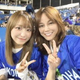『[イコラブ] 瀧脇笙古×相川七瀬さん 野球観戦を報告　“勝利の女神”の応援でDeNA快勝』の画像
