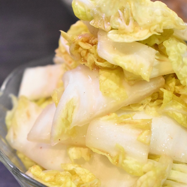 混ぜるだけで♪やみつき梅白菜