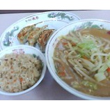 『新橋 岡山ラーメン「後楽」 麺定食 味噌 650円』の画像