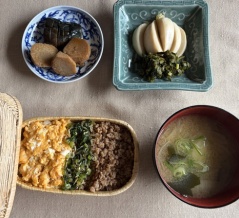 朝ごはんとステーキ
