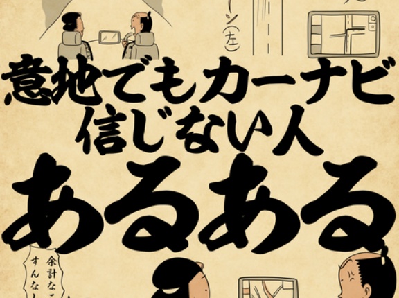 意地でもカーナビ信じない人あるあるでござる
