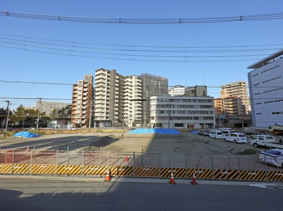 地上45階、高さ161.15m「(仮称)福島3丁目PJ新築工事」の建設状況！都市環境開発による分譲タワマン（2025.11.30）