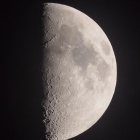 『BORG72FLによる上弦の月　2020/05/30』の画像