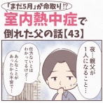 【43】まだ5月が命取り!?室内熱中症で倒れた父の話