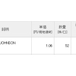 『【JNJ】ジョンソン＆ジョンソンから配当金39ドルを受け取ったよ』の画像