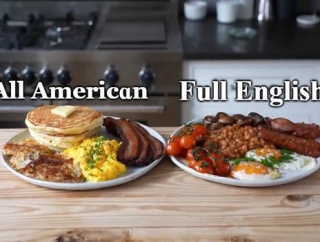 アメリカ式の朝食VSイギリス式の朝食　どっちが食いたい？（※画像あり）