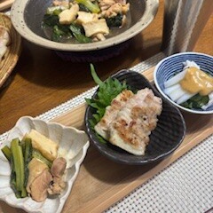 小皿盛り。