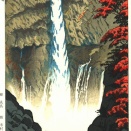　日光華厳の滝　笠松紫浪