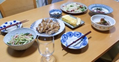 長女が帰ってきた時に作った晩ご飯