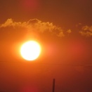 夕焼け＆『ヨイヨワネ　魔法の板』