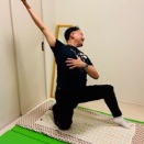 前鋸筋ストレッチ！まき肩や猫背予防にオススメです(^｡^)