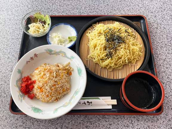 北海道の夏と言えばこちら「ざるラーメン」を頂き！函館市時任町「八方亭」