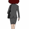 【画像】けしからんボディーラインが丸わかりの女子