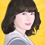 『清野菜名さんの似顔絵を描きました』の画像