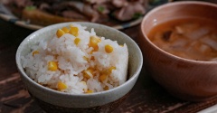 炊飯器にお任せ！つぶつぶ甘々♡とうもろこしごはん♡