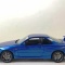 1/43 メイクアップ アイドロン 日産スカイラインGT-R 1999(BNR34) ベイサイドブルー