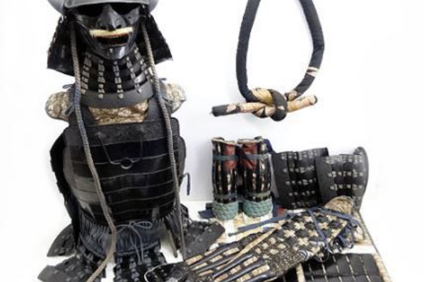 L001 赤二枚胴具足 鎧 等身大 - サムライストア SAMURAI STORE