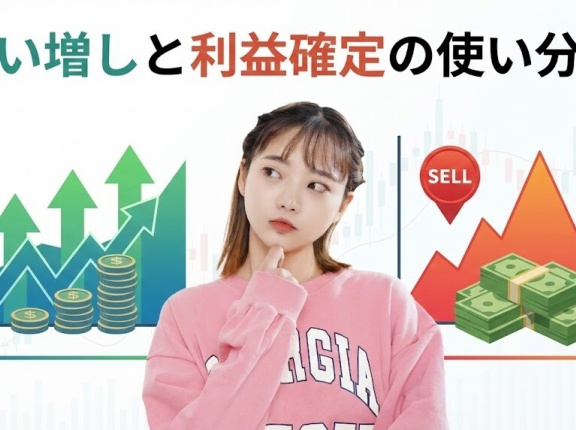 買い増しと利益確定の使い分け