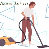 『going to vacuum(掃除機をかける)』の画像
