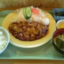 今日のコブタランチ　和風おろし豚カツ定食