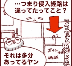 一つを塞いだが…、ネズミの侵入経路は別にあった！話