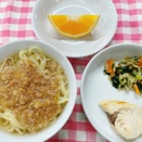 今日の給食（夏見台幼稚園・保育園）2026.6.12　メカジキの塩麹焼き