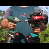 『電動ドリルをV8エンジンのパワードリルに改造してみた』の画像