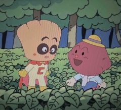 クリームパンダとやきいもまん