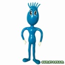 1998 Accoutrements Meet Bobby Lucey Blue Bendable Figure