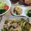 青椒肉絲風炒め物