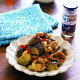 『キッチンバサミとレンチンde簡単時短調理♪コリアンダーとナンプラー香る★エスニック風なすと豚肉のピリ辛ナンプラー炒め 【#スパイス】【スパイスアンバサダー2020_9】【レシピ2024】』の画像