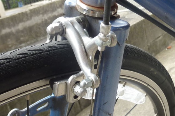 自転車と介護な生活 ママチャリ 700c リヤキャリパーブレーキ化