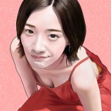 『中田花奈さんの似顔絵を描きました』の画像