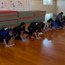 七中武道館の大そうじ