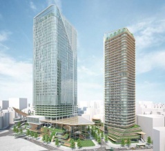 みずほ情報総研渋谷事務所など「渋谷二丁目西地区」の既存建物の解体状況！跡地には高さ約208mオフィス・高さ約175mタワマン（2025.11.1）