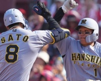 森下と佐藤輝明「スタメン入るにはメジャー行くしかないな」と思ってそう