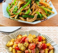 【サーモス連載】青椒肉絲＆ミニトマトとじゃがいものハーブ炒め