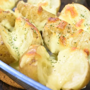 レンジで簡単♪ポテトマヨチーズ焼き