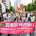【悲報】高市政権デモ都内2000人WWWWWWW