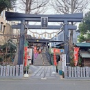 横浜・菊名神社の鳥居